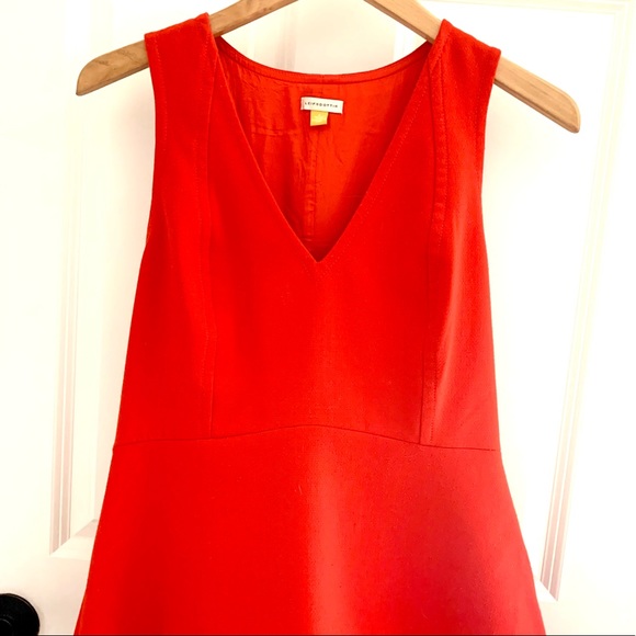 Red Peplum top - Picture 2 of 4